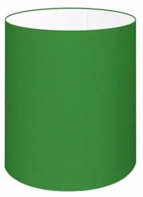 Cúpula em tecido cilíndrica abajur luminária cp-2009 13x15cm verde folha
