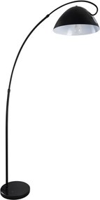 Luminaria De Piso Metal Marmore Preto Lazio