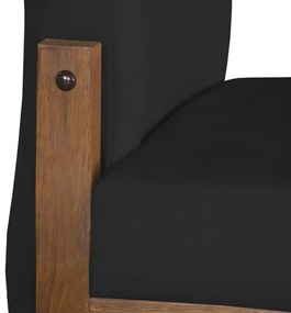 Kit 06 Cadeiras de Jantar Helena Suede Preto
