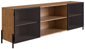 Rack New Vermont e Preto 180 cm - D'Rossi