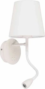 Arandela Metal 80Lm 3000K Branca