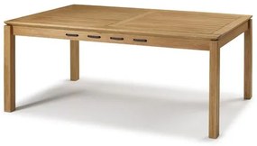 Mesa Jantar Trama em Madeira cor Stain Jatoba Corda Preta 220cm - 64363 Sun House