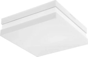 Plafon Sobrepor Aluminio Acrilico 26Cm - BRANCO