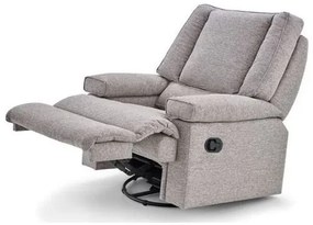 Poltrona Reclinável Berman Linho Cinza 97cm - 62532 Sun Hosue