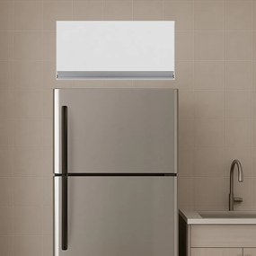 Armário Cozinha Aéreo Geladeira 60cm Basculante Leticia A01 - D'Rossi - Branco