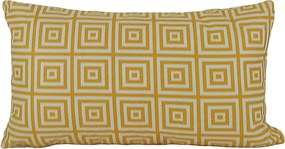3 Capas Almofada Confort Veludo Amarelo 30x50cm