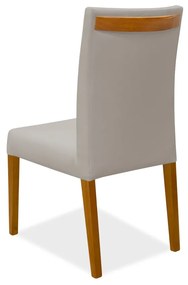 Cadeira de Jantar Milan Veludo Nude