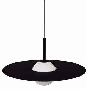 Pendente Viseira Ø39Cm Globo Ø12Cm C/ Rosca Alumínio 1Xg9 - Qimporta P... (CHAMPANHE)