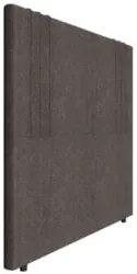 Cabeceira Cama Box Queen 160cm Estofada Rama Boucle Marrom Z04 - Mpoze