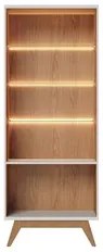 Buffet Cristaleira e Aparador Rebeca com Espelho Adnet 67cm C05 Off Wh