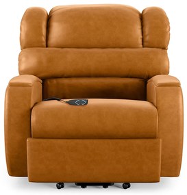 Poltrona do Papai Sala de Cinema Reclinável Kylie Elevação Lift Elétrico PU Whisky G23