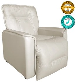 Poltrona do Papai Reclinável Orion Corano Bege - Sheep Estofados - Bege