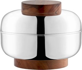 Bowl Volupté Pequeno Prata C/ - Madeira  Madeira