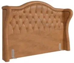 Cabeceira Cama Box Casal 140cm Antibes Z37 Sintético Caramelo - Mpozen