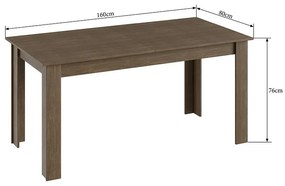 Conjunto Completo Jantar Cozinha Mesa Elástica 8 Cadeiras