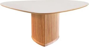 Mesa de Jantar Orgânica Serena Cinamomo Off White