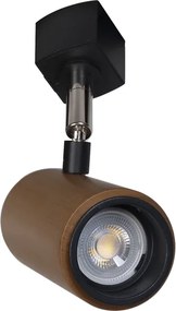 Spot Para Trilho Madeira Metal Castanho Point