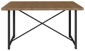 Mesa Sala De Jantar Em Aço Steel Light Estilo Industrial - Vermont