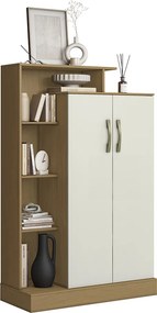 Armário Multiuso 91cm Lavanderia 2 Portas Cirelly Atacama/Off White A09 - D'Rossi