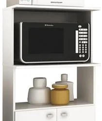 Armário Multiuso 2 Nichos 2 Portas BL3301 Branco - Tecno Mobili