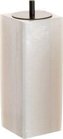 Porta Escova de Dentes Resina Madrepérola - Black Matte