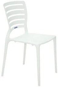Cadeira Sofia encosto horizontal branca Tramontina 92237010