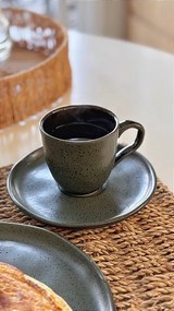 Conj. 2 Xícaras Chá e Pires Greenery 170 ml