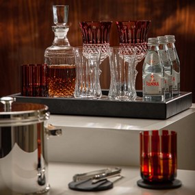 Copo de Cristal Lapidado P/ Long Drink 430ml - Incolor - 69  Incolor - 69