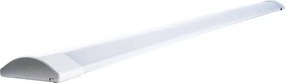 Luminaria De Sobrepor Led Policarbonato Branco 120Cm