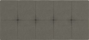 Cabeceira Painel Nina Para Cama Box Casal 140 cm Linho - D'Rossi - A26 Grafite
