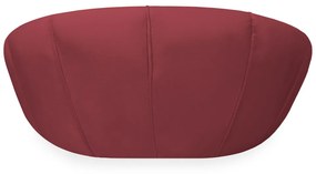 Cama Pet Ariel para Cães e Gatos Almofadada Veludo Cores - Bordô