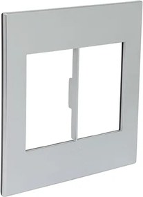 Placa 4X4 6 Postos Quadrados Aluminio Arteor