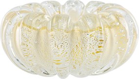 Centro de Mesa Mini Murano C/ Ouro Dinant - Quartzo Pérola  Quartzo Pérola