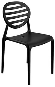 Cadeira Stripe em Polipropileno Preto Im In