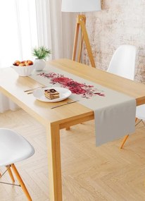 Trilho de Mesa Rosas Vermelhas 1 Peça