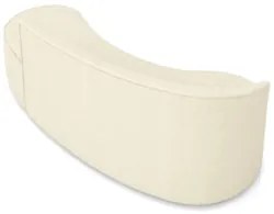 Sofá 4 Lugares Para Sala 220cm Orgânico Wendi Linho Bege I01  - Mpozen