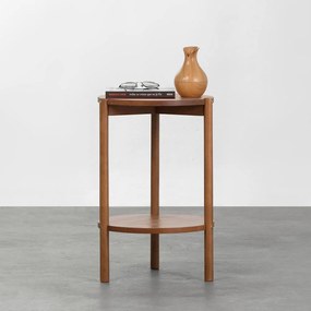 Mesa Lateral Florero Redonda 36cmx55cm Tammi