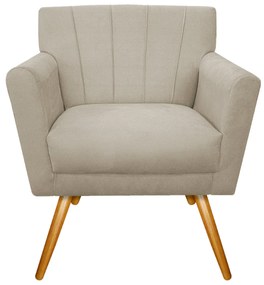 Kit Diva Recamier Vanessa 185cm Lado Esquerdo e 02 Poltronas Laura Suede - ADJ Decor