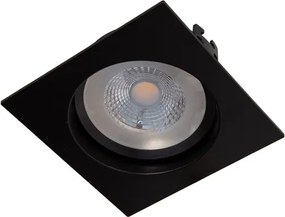 Plafon Led Embutir Easy Evo 7W 3000K Preto