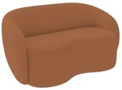 Sofá 2 Lugares Living Orgânico Sala de Estar 160cm Garbin Z08 Boucle T