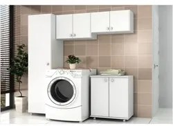 Ambiente para Lavanderia 04 Peças Branco - Tecno Mobili