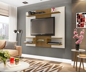 Painel Atlas Off White Cinamomo Ripado – Bechara Móveis