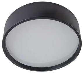 Plafon Sobrepor Aluminio Difusor 45Cm Ravena - PRETO