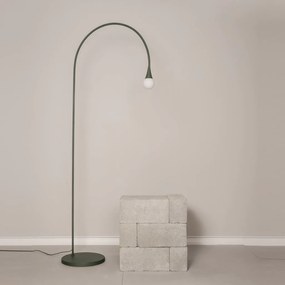 Luminária De Chão Jazz Pivô Base Piso 38X210X70Cm 1Xe27 - Usina 52010/... (BZ-M - Bronze Metálico)