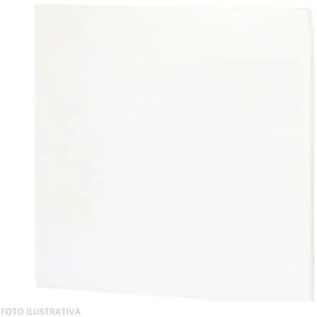 Tampo de Madeira Branco 80 CM Quadrado - 25107 Sun House