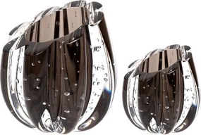 Jogo de Vasos Murano Marselha - Cinza Ônix Ônix