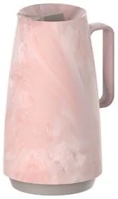 Bule Térmico Tramontina Exata em Plástico Marmorizado Rosa 500 ml