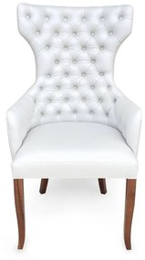 Cadeira Berger Capitonê Madeira Maciça Eucalipto Design Clássico