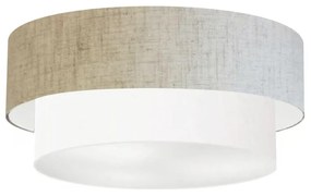 Plafon Para Banheiro Cilíndrico SB-3024 Cúpula Cor Rústico Bege Branco