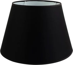 Cupula Para Abajur Tecido Preto 42Cm